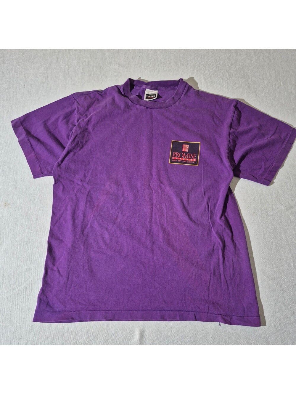 Vintage 90s Promise Keepers XL XLarge Seize the Moment purple T-shirt